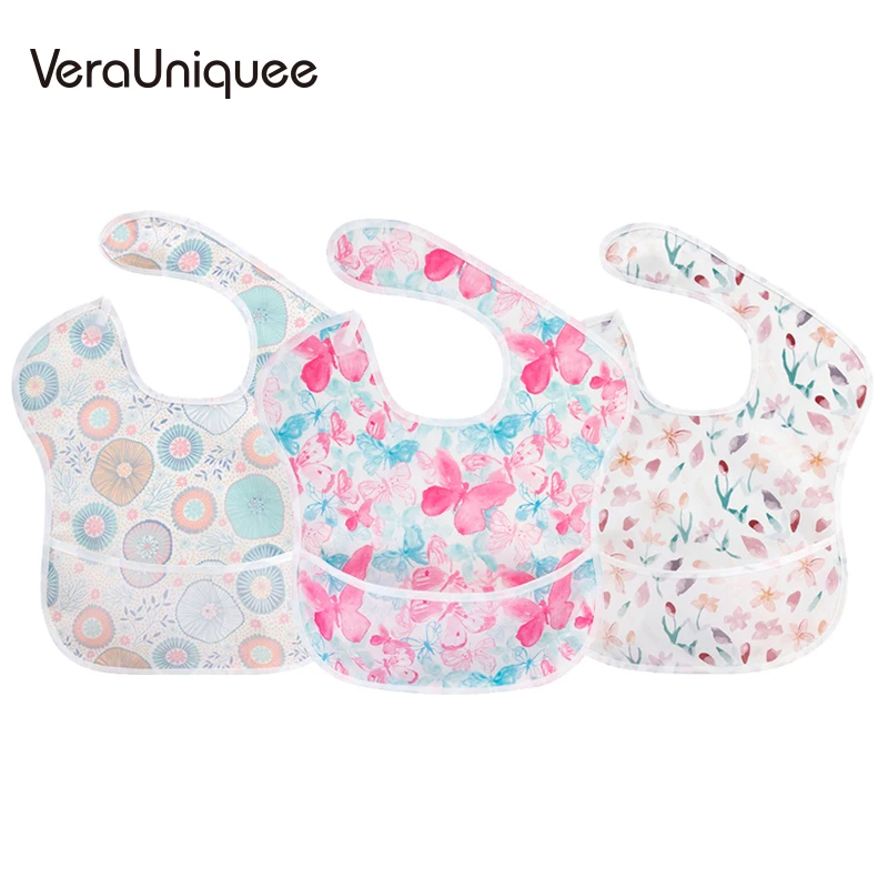 2 шт. водонепроницаемые нагрудники для младенцев с мультяшным принтом| |