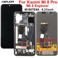 6 21 amoled lcd screen for xiaomi mi 8 mi8 pro m1807e8a display touch screen replacement for xiaomi mi 8 explorer edition lcd