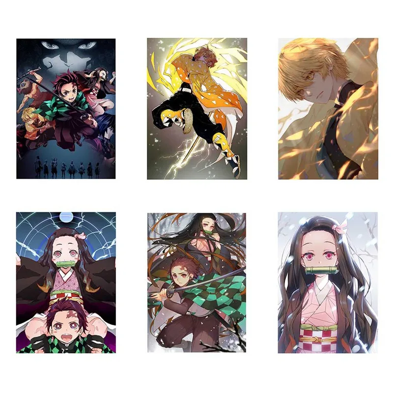 Постер на стену аниме рассекающий демонов настенный постер киметасу No Yaiba Tanjirou