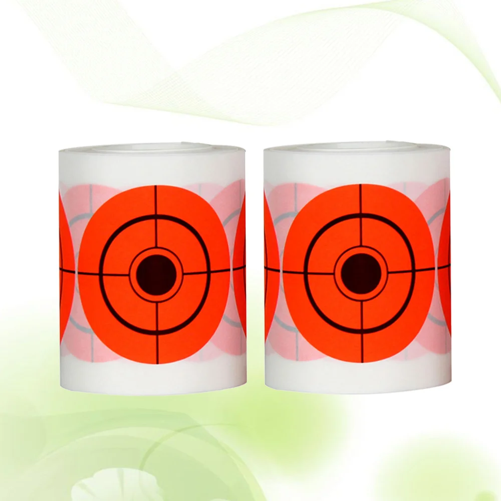 

250Pcs 7.5 Diameter Adhesive Shooting Target Round Splatter Target Stickers