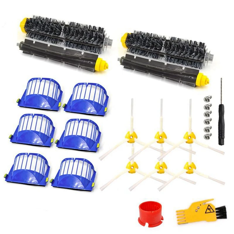 

Filter Brush Kit for IRobot Roomba 600 Series 615 616 620 621 631 651 650 690 Cleaning Tools Beater Brush Filters Kit