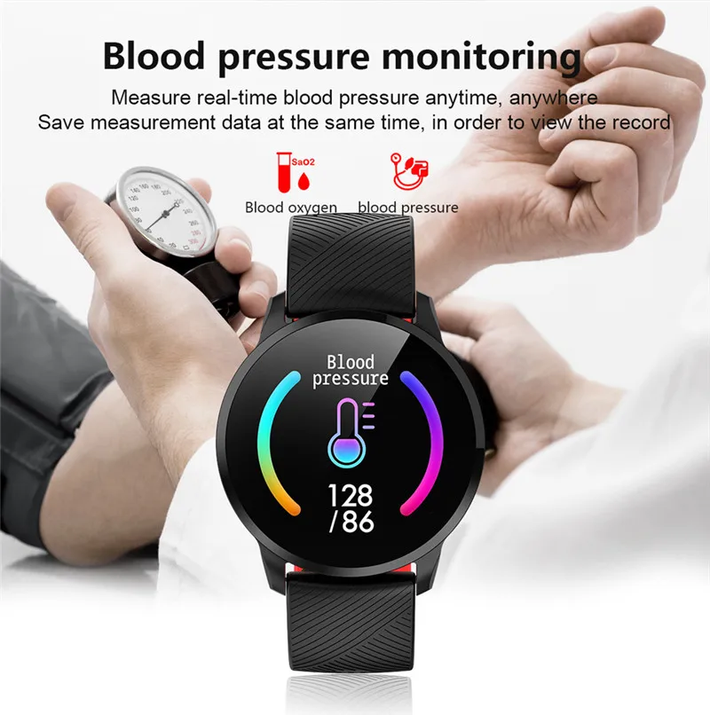 

CY16 Smart Watch Men Activity Tracker IP67 Waterproof Fitness Tracker Heart Rate Monitor Sports Smartwatch reloj inteligente