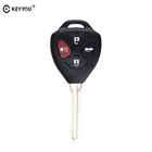 KEYYOU Замена дистанционного ключа автомобиля чехол 3 + 1 4 кнопки для Toyota Camry ключ для Toyota Camry, Avalon, Corolla матрица RAV4 Venza Yaris Toy43 Blade
