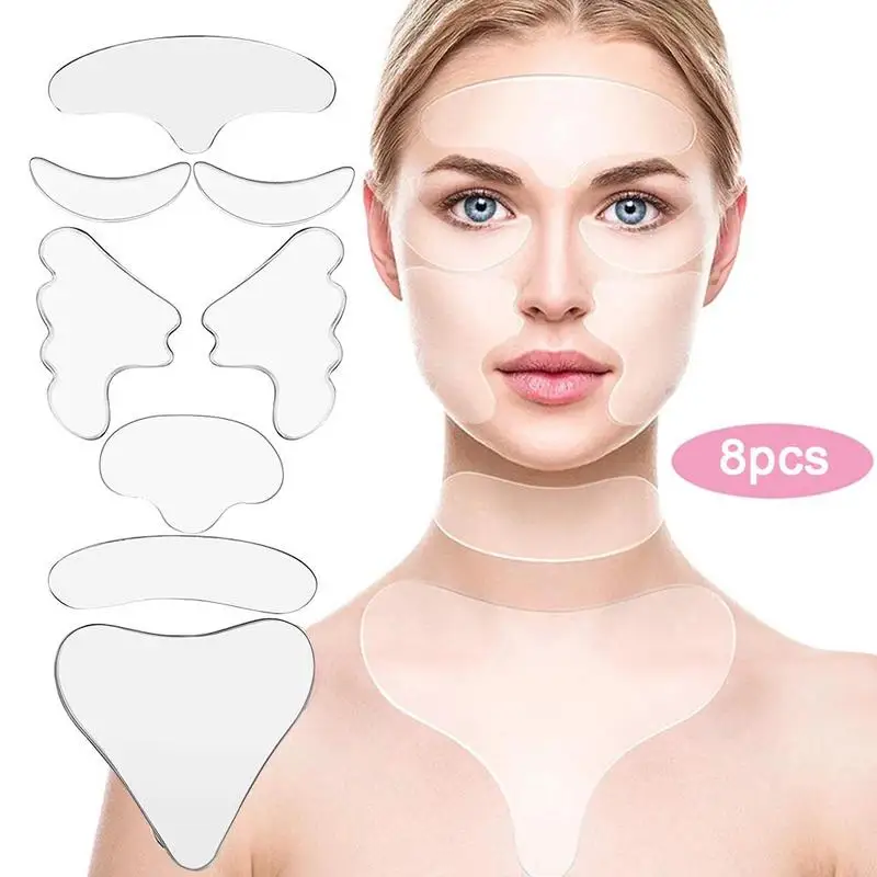 

Hot Anti Face Chest Silicone Patch Anti Fine Lines Prevent Wrinkles Sticker Skin Care Beauty Silicone Mask Tools