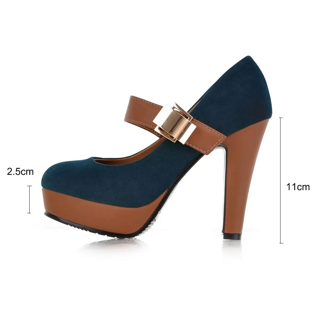 Женская модная обувь из флока на высоком каблуке Женские ботильоны в стиле