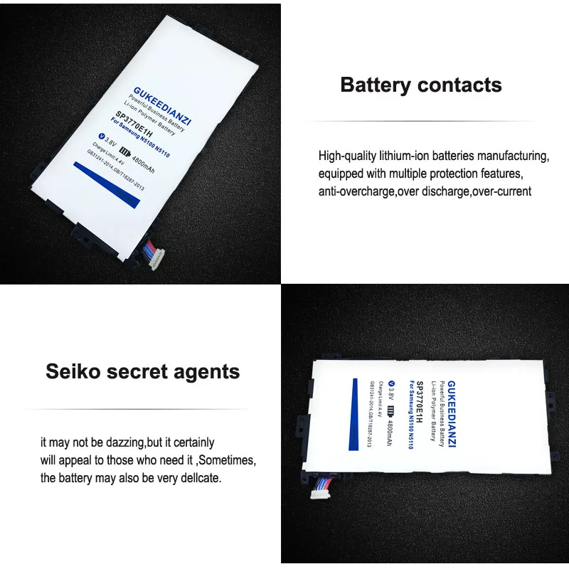 Аккумулятор SP3770E1H для планшетов Samsung Galaxy Note 8 0 GT N5100 N5110 C3011N5120 10 1 N8000 N8010 N802|battery for