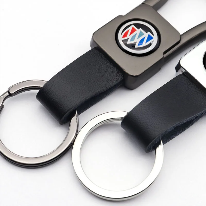 

key chain accessories metal leather mini car logo fashion keyring for Buick- ENVISION Enclave Avenir Special Avista Riviera