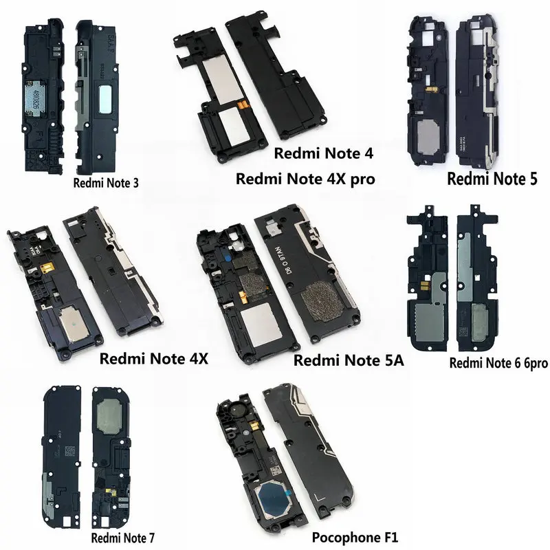 

New Loud Speaker Buzzer Ringer Flex Replacement Parts For Xiaomi Redmi Note 3 4 4X 5 5A 6 7 Pocophone f1 Phone