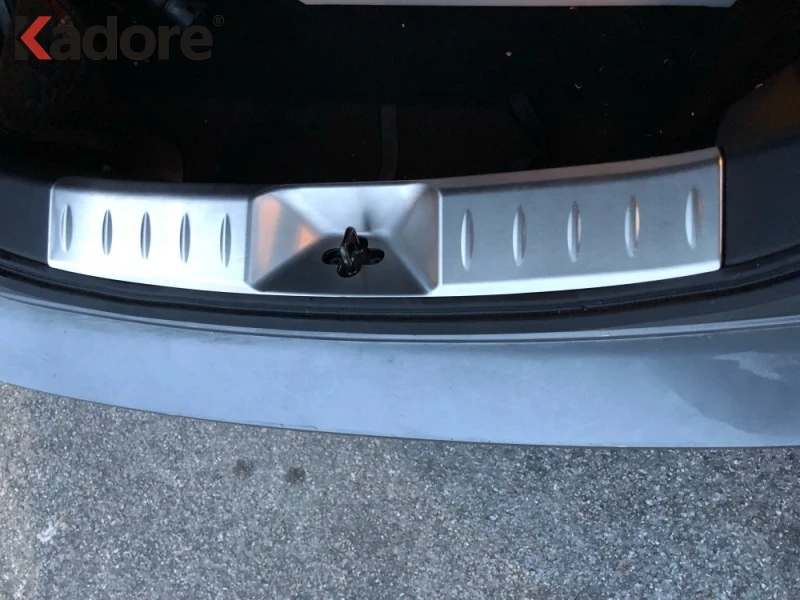 Накладка на задний бампер из нержавеющей стали для Nissan Leaf 2017 2018 2019|Лепнина
