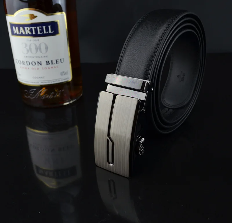 

Men's automatic buckle belt leather leather belt leisure business leather men's belt