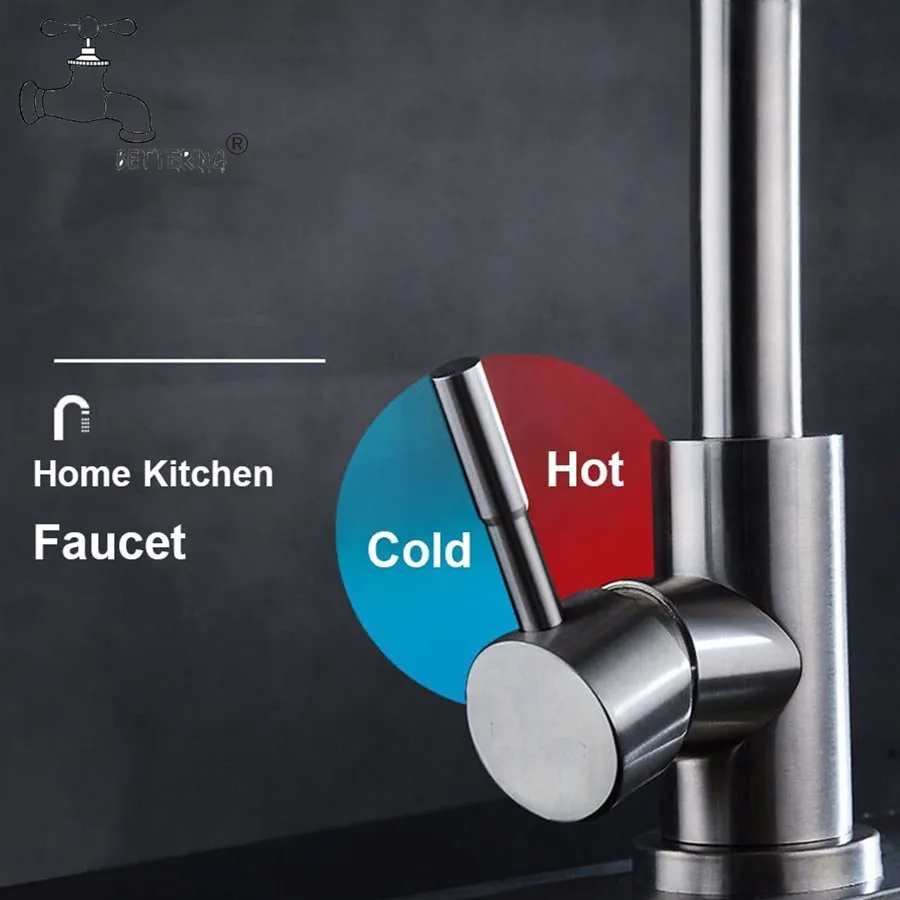 Universal 360° Rotatable swivel Kitchen Faucet 360°Rotate Spray Head Stainless Steel stream deck Tap Brushed Cold Hot Sink Mixer |