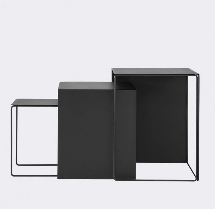 Простой чайный столик современный скандинавский Железный край уголок