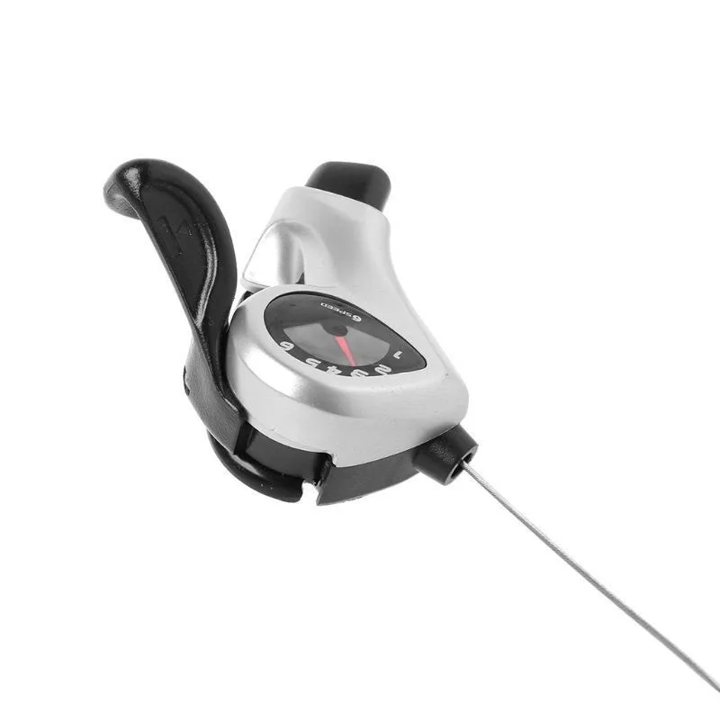 

6/7 Speed Bicycle Shifter Lever MTB Mountain Bike Thumb Gear Shift Lever Cycling Disc Brake Levers With Shift Cable Accessories