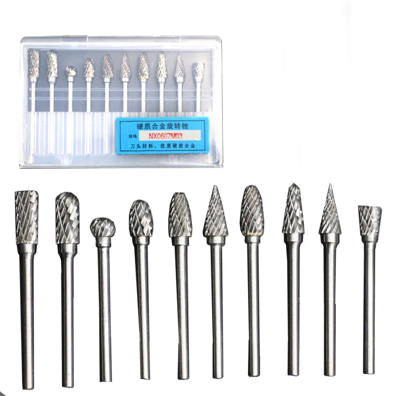 10 шт. Новые шлифовальные инструменты с ЧПУ аксессуары карбид вольфрама резак