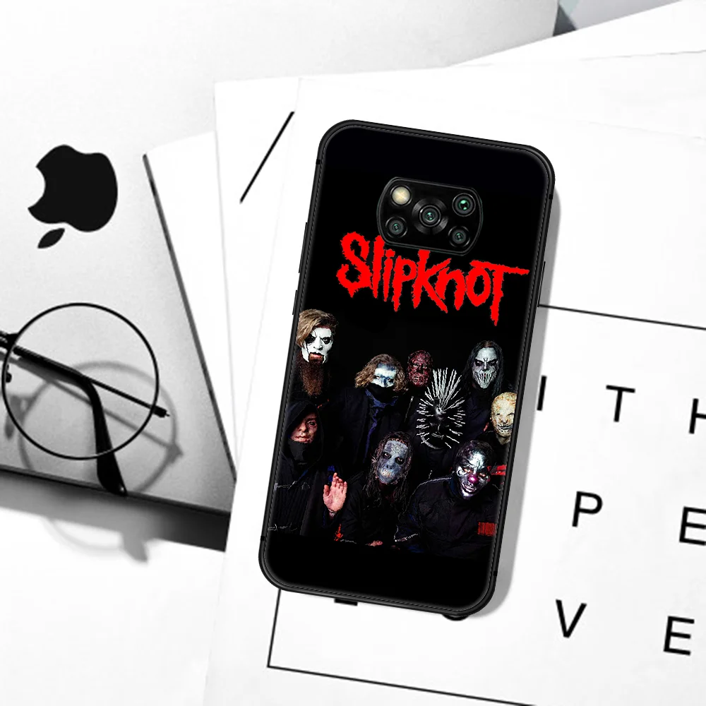 

S-Slipknot Heavy Metal Band Phone Case For Xiaomi Mi Note 10 A3 9 MAX 3 A2 8 9 10 11 Lite Pro Ultra black Etui Pretty Shell