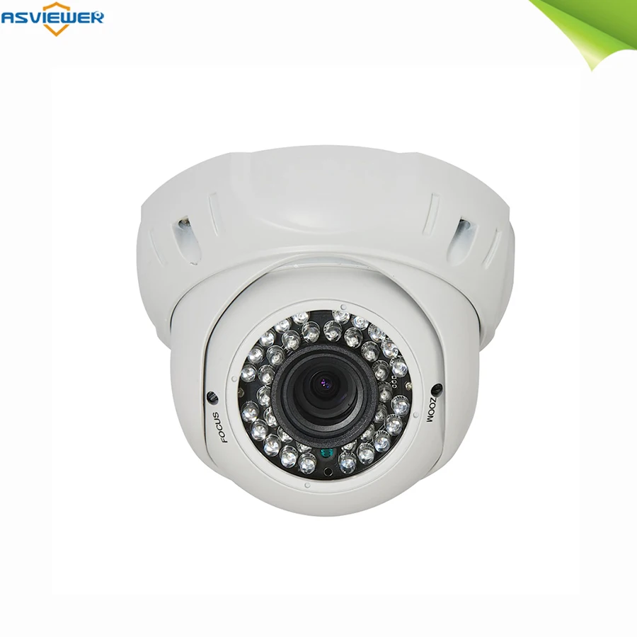 Вадеростойкая купольная аналоговая камера с вариофокальным объективом 1080p tvi