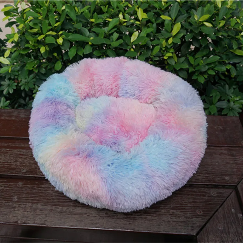 

Soft Dog Bed Round Washable Plush Cat Bed House For Dogs Bed Pet Dog Mat Sleeping Dropshipping Center 2021 Best Selling Products