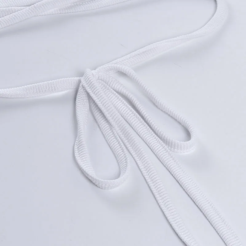 

Womens Fashion Solid Bandage Party Tops Camisole Sexy Backless Strappy Camis Tops Chic Exposed Navel Vest Top Beach Cami Tank