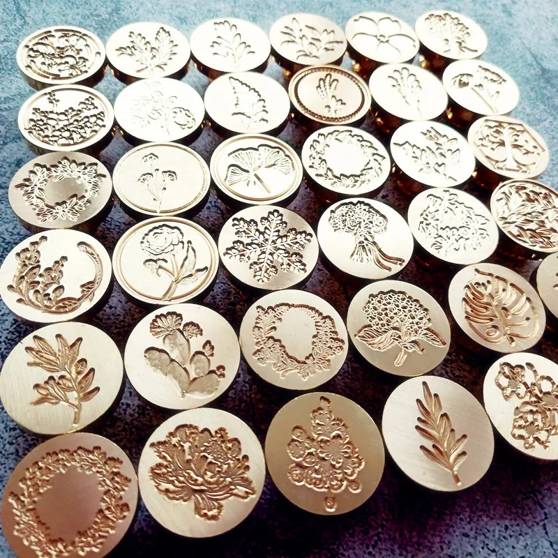 1 шт дерево цветок ручной работы розовый воск печать штамп Ретро Античная