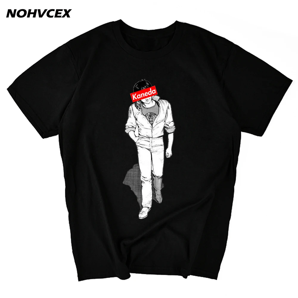 Для мужчин's футболка аниме Акира Kaneda японский Neo Tokyo Anime 100% хлопковые топы