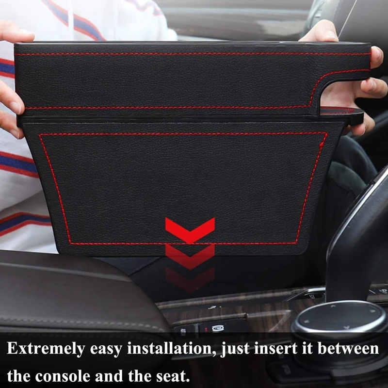 Наполнитель для автомобильного сиденья кожаный боковой карман консоли