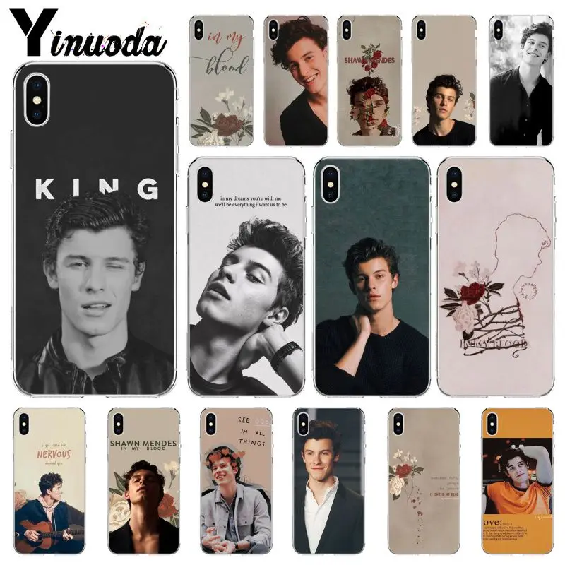 Чехол Yinuoda для телефона с Канадой поп певицей Шон Мендес чехол Apple iPhone11 8 7 6 6S Plus X XS