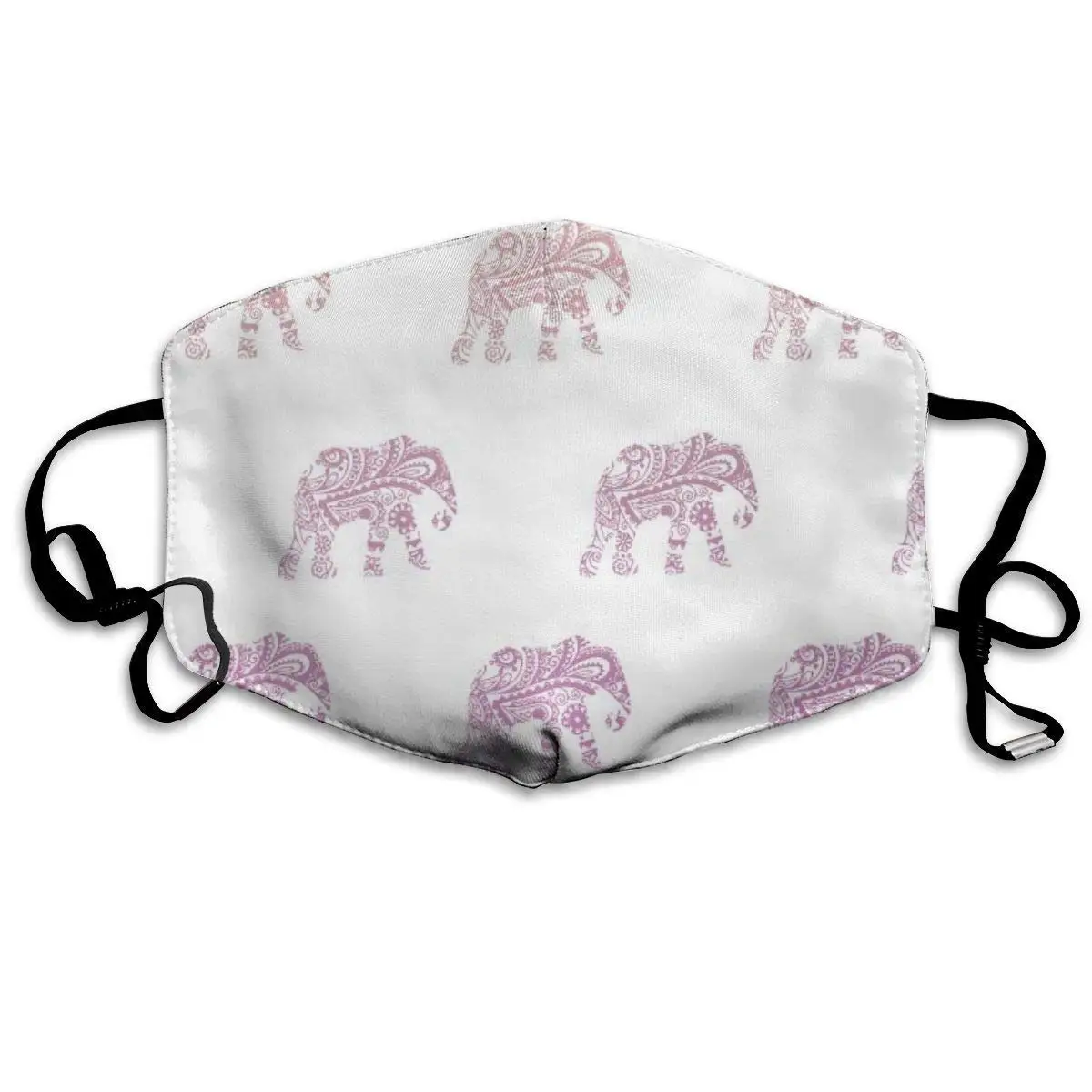 

Elephant Dust Mask, Reusable Washable Mouth Masks, Adjustable Warm Face Mask Unique Cover Filters Blocking Pollen Pollution