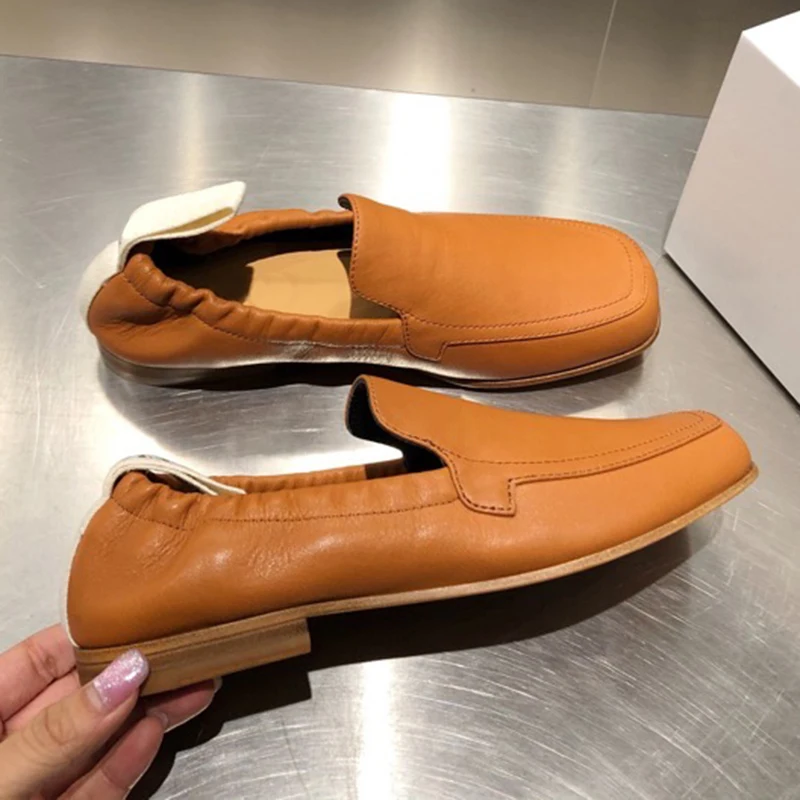 melhor 2021 Mulheres Mocassins Primavera Design Da Marca Deslizamento-em Sapatos Femininos Moda Praça Toe Mocassins Apartamentos Casuais