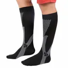 Компрессионные носки для бега, нейлоновые чулки, быстросохнущие, для велоспорта, для взрослых
