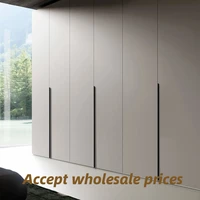 extended long cabinet pulls pen matte black golden hidden wardrobe pulls kitchen cabinets knobs handles for cabinets and drawers