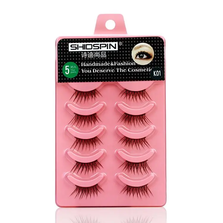 01 3D норковые накладные ресницы в естественном стиле/толстые длинные ресницы объем натуральный наращивание ресниц макияж Красота инструменты для наращивания, партия из 5 пар - Цвет: 01