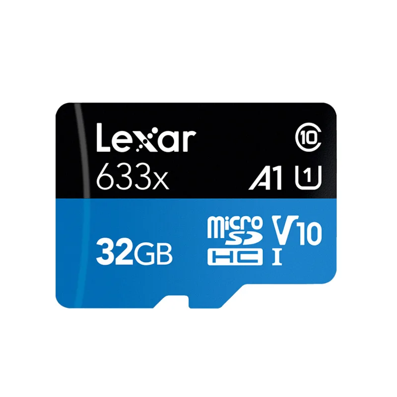 32 Гб Lexar 128 Гб Micro SD карта 256 Гб карта памяти 64 Гб Высокая скорость до Макс 95 м/с 512G класс 10 633x TF флэш-карта - Емкость: 32 Гб