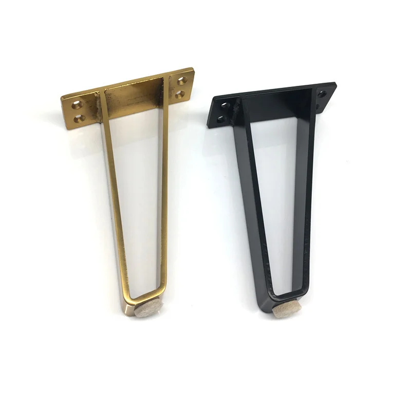 U-образная Золотая шпилька ножка стола защита кронштейна 18 см твердая железная