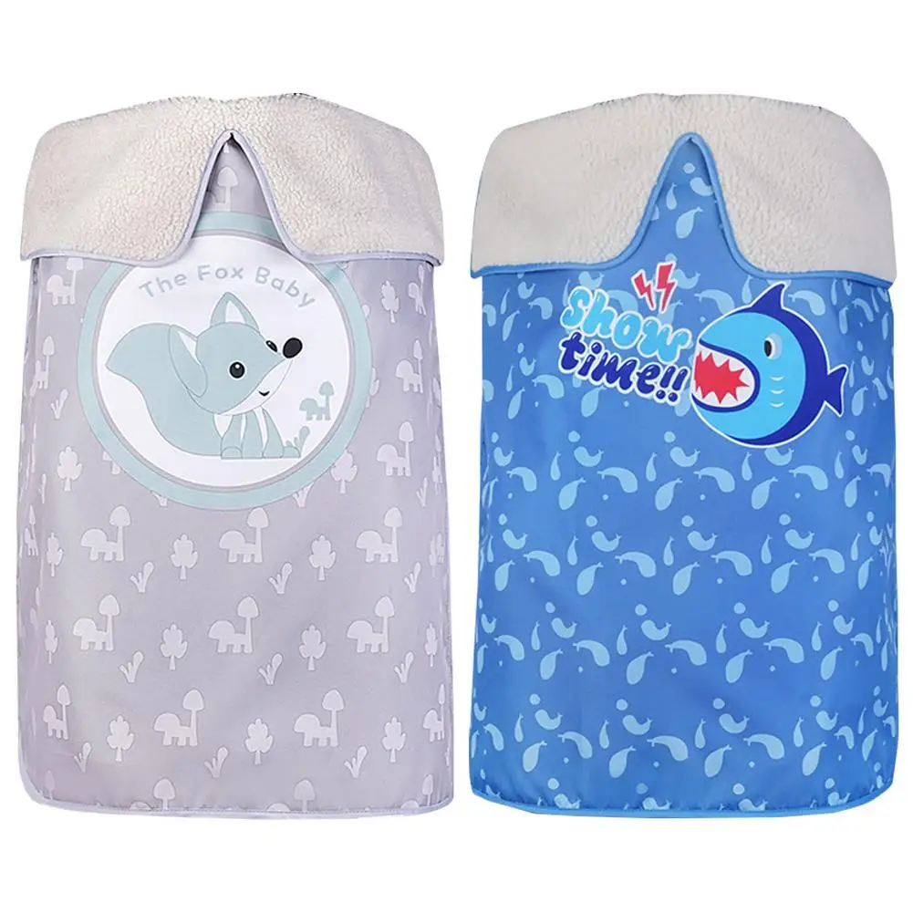 

Чехол для новорожденной коляски теплое ветрозащитное водонепроницаемое трикотажное одеяло для пеленания спальный мешок зимнее одеяло s
