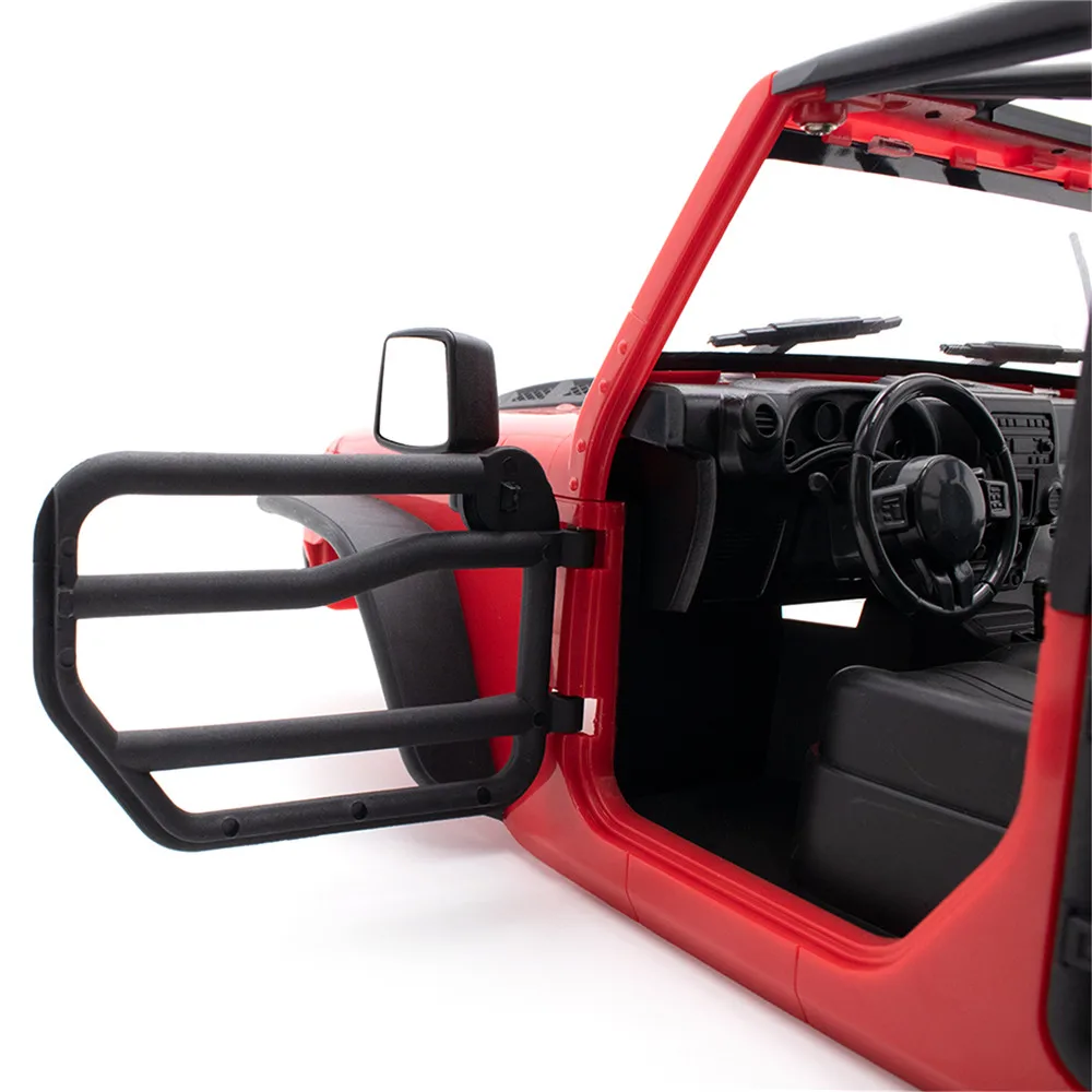 Передняя и задняя половина двери трубы Рельсы двери для 1/10 Axial SCX10 II Jeep Wrangler тело RC Гусеничный автомобиль Запчасти Аксессуары