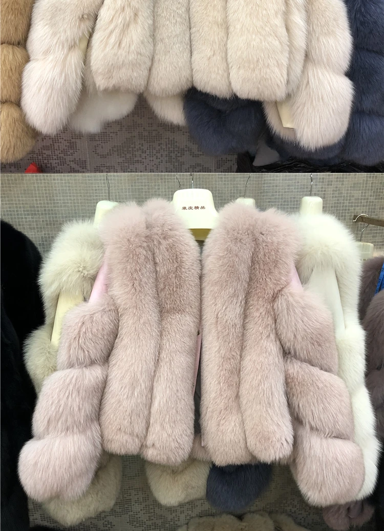 ZDFURS* Новое Поступление Женское зимнее плотное меховое пальто натуральный Лисий мех жилет высокое качество Лисий жилет меховой жилет