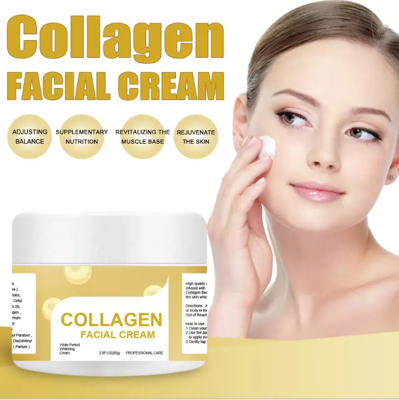 

30g/80g Whitening Face Primer Moisturizing Oil-control Anti Wrinkle Korean Facial Collagen Cream Lifting Face Beauty Cosmetic