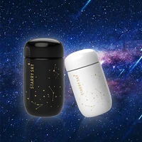 ldfchennel mini 304 stainless steel mug thermos water bottle cute couple small male personality gift thermo mug