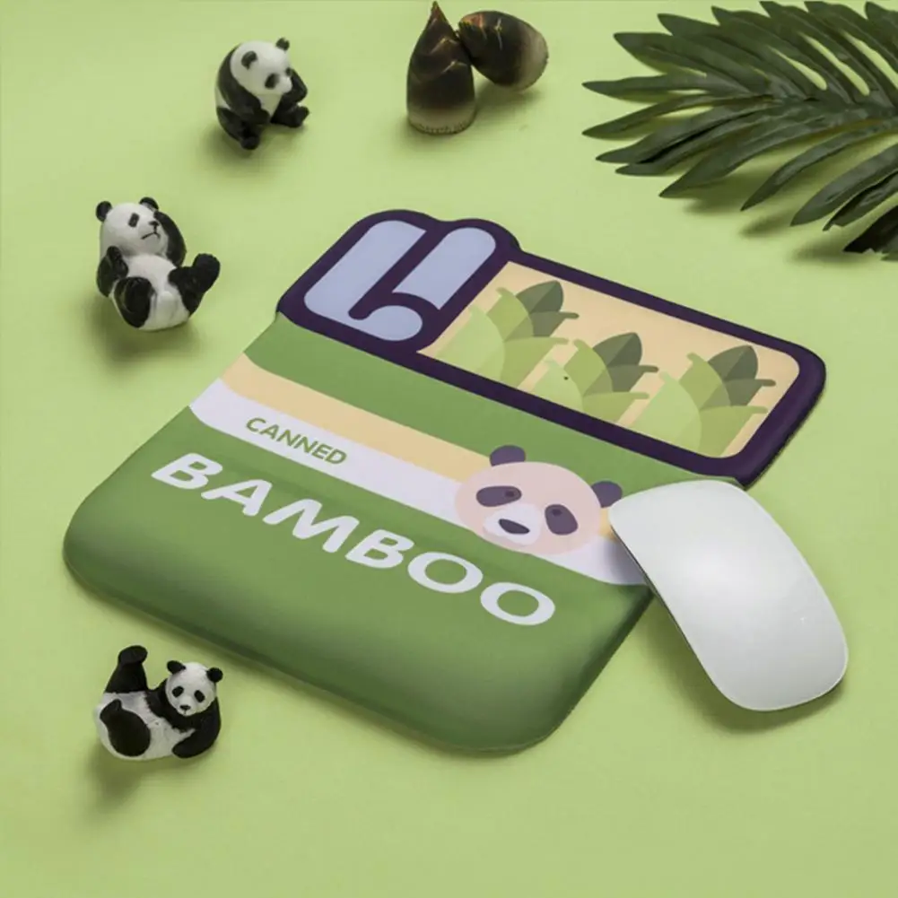 

Cartoon Panda Design Keyboard Wrist Rest Pad Support Silicone Non-slip Mouse Pad Keyboard Mouse Mat with Wrist Rest for Office