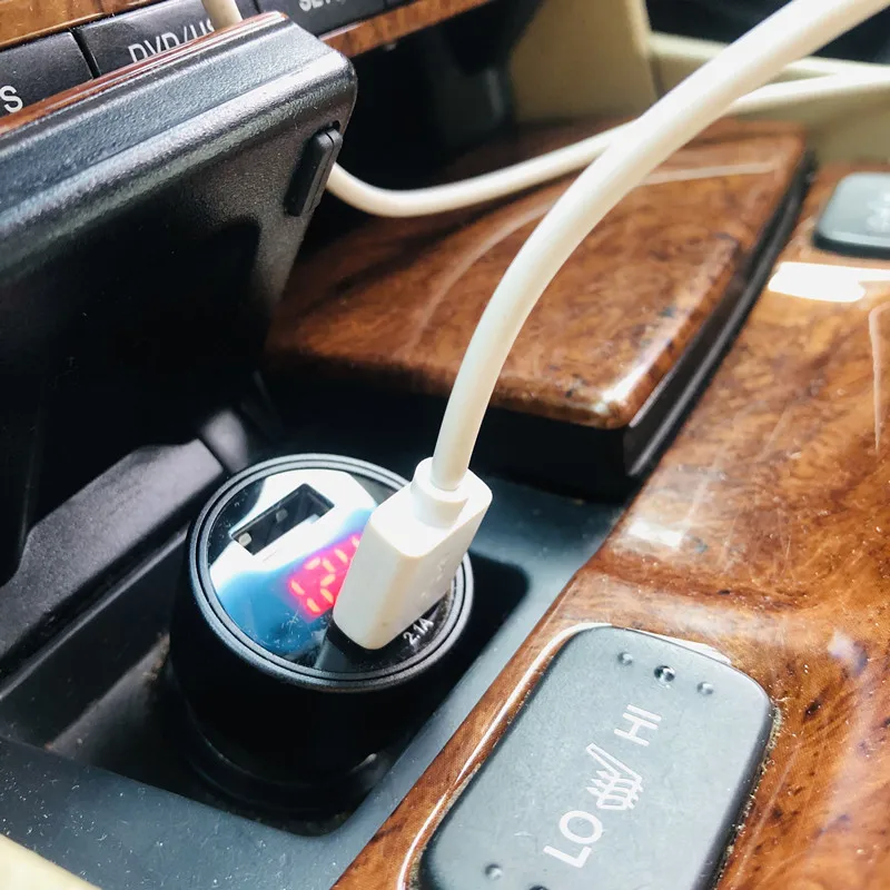 

Автомобильное зарядное устройство, быстрая зарядка 3,1 А, двойной USB-разъем, ток 0utput 12-24 В, быстрое автомобильное зарядное устройство USB для ...