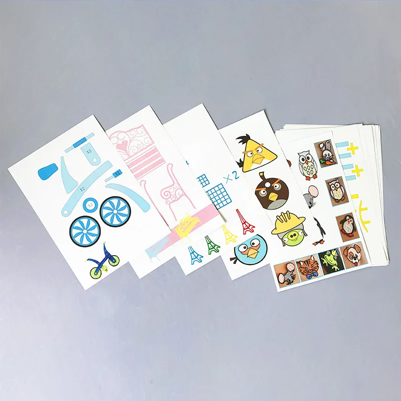 3D печать Ручка граффити доска шаблон копия 20 случайный специальный бумажный