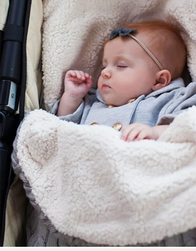 new born car seat sleeping bag pure cotton baby stroller sleeping bag add thick soft foot cover baby stroller accessories