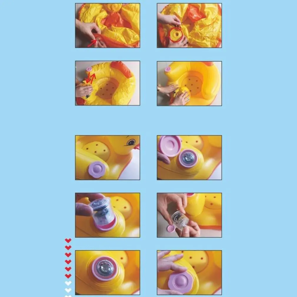 

Portable Bath Stool Chirld Learning Desk Baby High Chair Baby Inflatable Animal Sofa Learning Seat Dining Chair