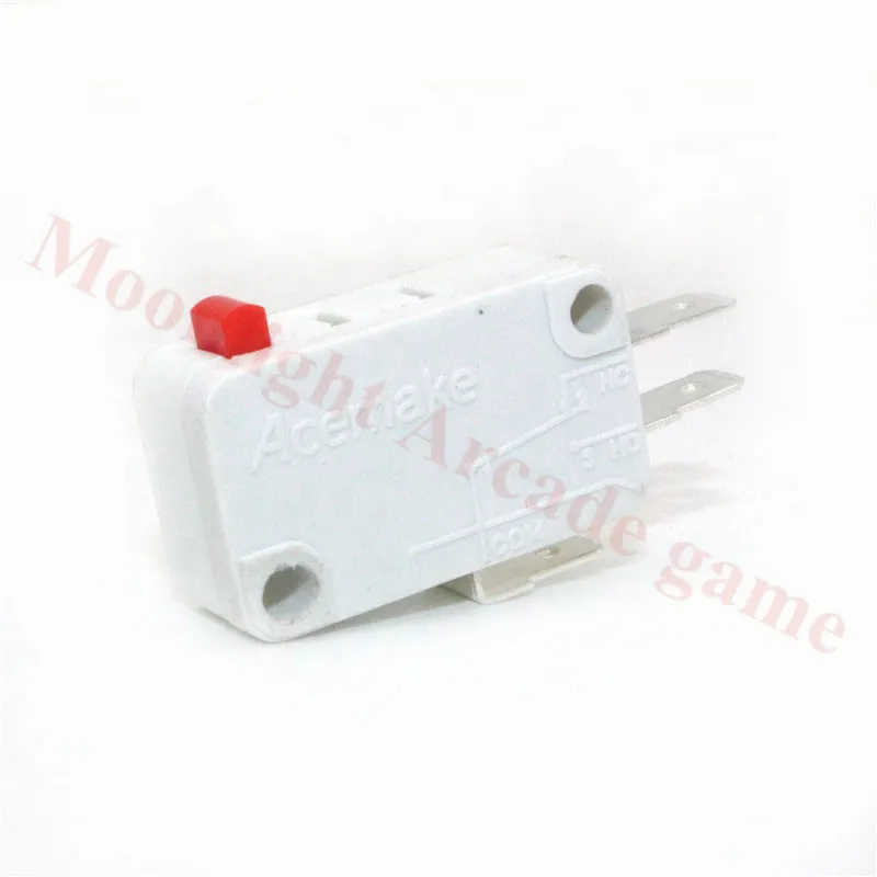 100 шт. микропереключатель Acemake для кнопок 3 клеммы аркадные детали аркадная машина