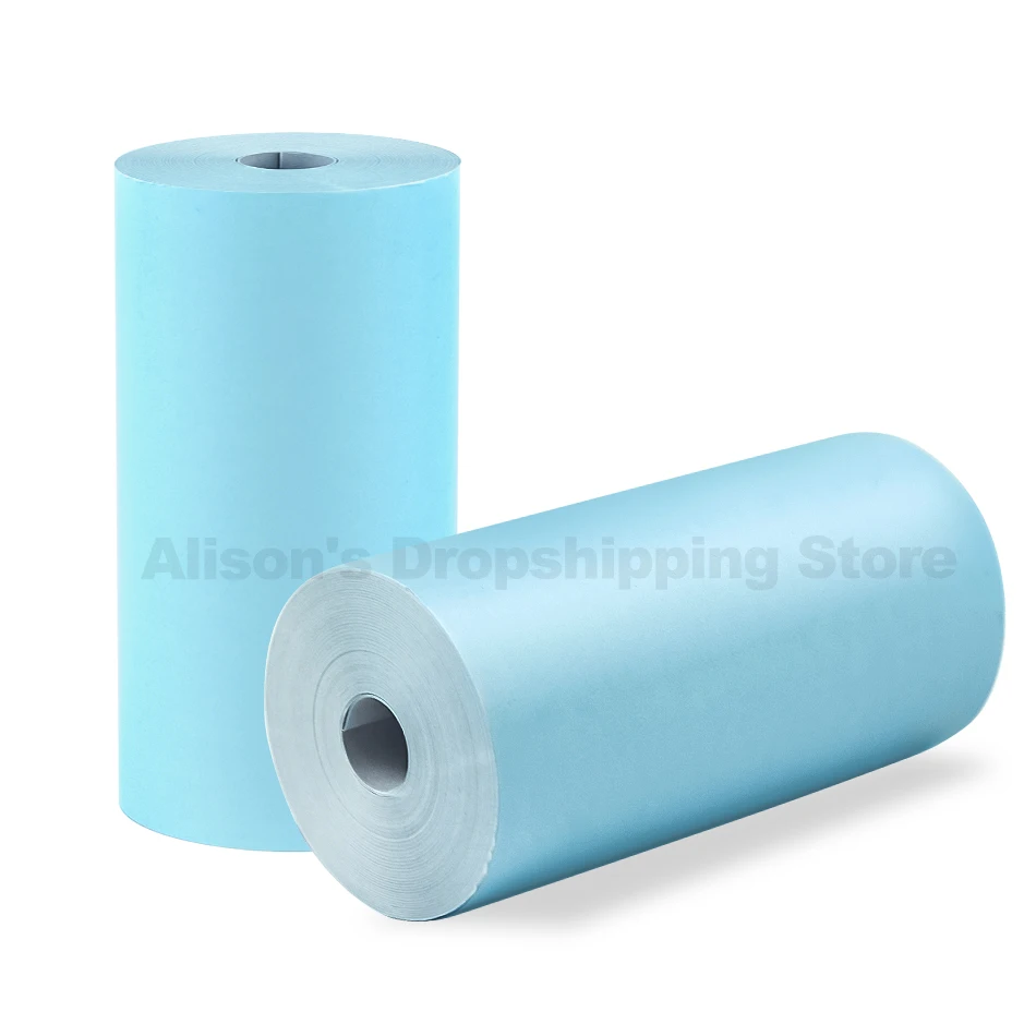 Синий цвет 57 / 58*30 мм Термальный чековый фотопринтер бумага для Мини карманного