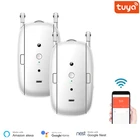 Модуль переключения занавесок Tuya Smart Life, Wi-Fi модуль для рулонных затворов, жалюзи, двигатель для умного дома, Google Home, Alexa, голосовое управление сделай сам