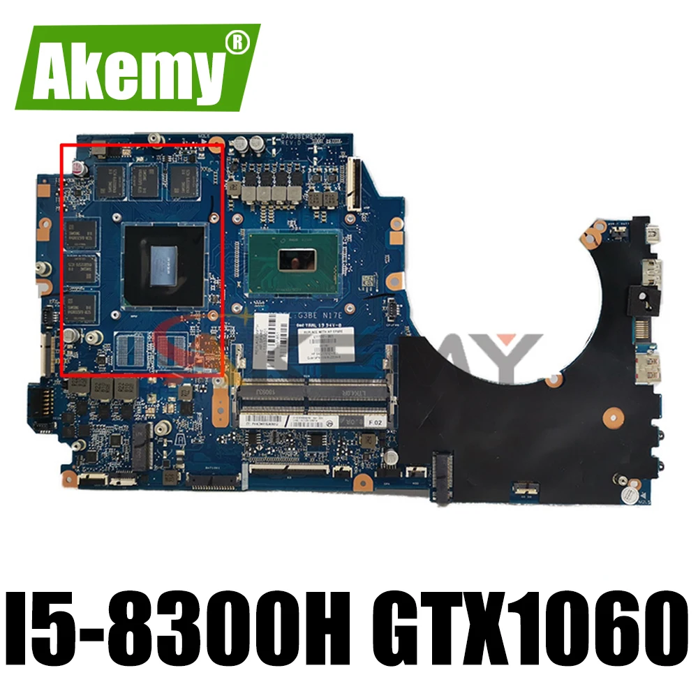 

Материнская плата Akemy L11138-601 L11138-001 для HP OMEN 17-AN 17T-AN 17-UM 17T-AN100, процессор GTX1060 I5-8300H, 6 ГБ, DAG3BEMBCD0