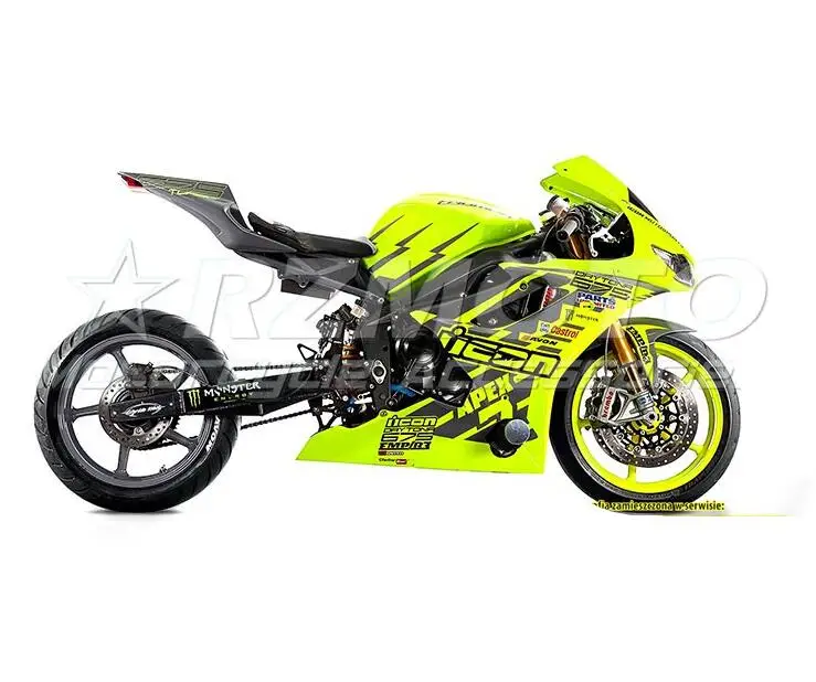 

New ABS Injection Motorcycle Whole Fairings Kit Fit for Triumph Daytona 675R 675 2009 2010 2011 2012 09 10 11 12 Custom Free
