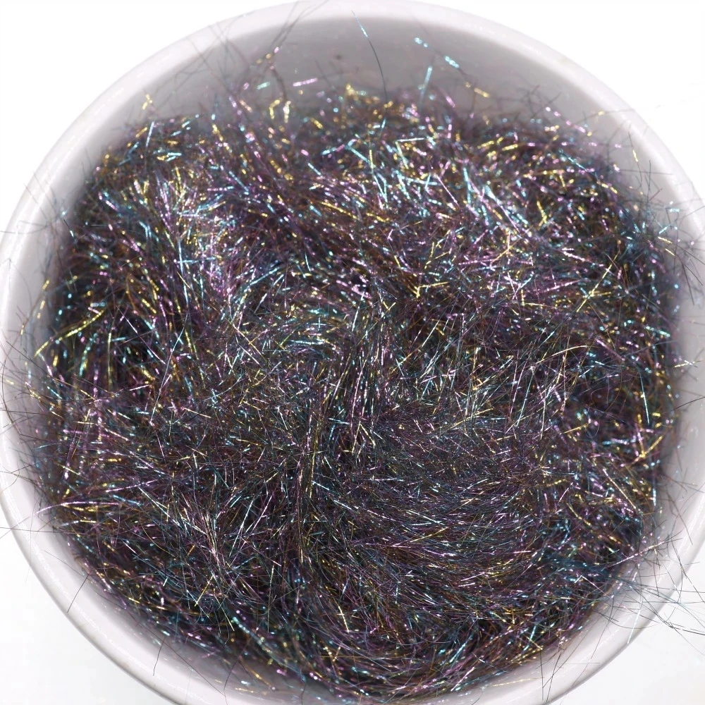 

Wifreo Ultra Fine Ice Dubbing Fiber Fly Tying Nymph Scuds Ice Dub Wing Fiber Material for Flash Sparkle Addding 2g/bag