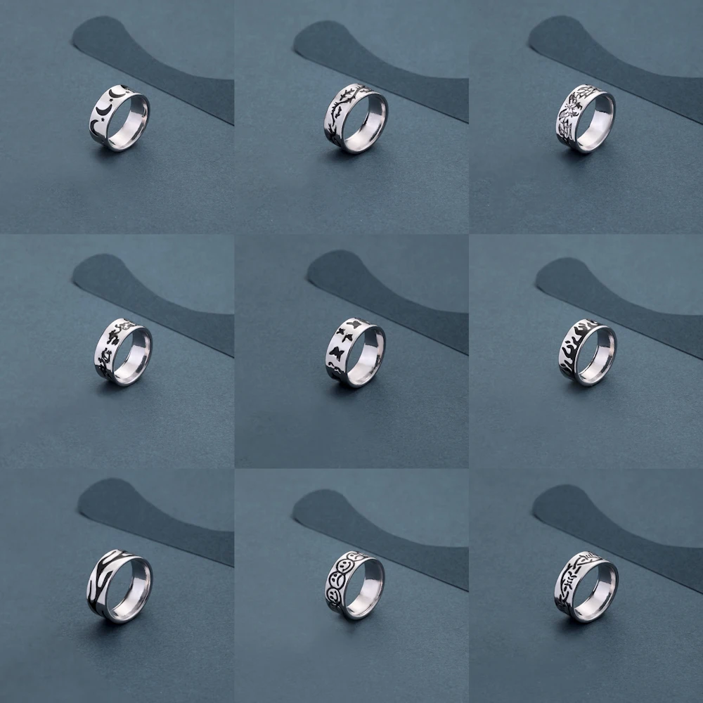 

OUREX New Fashion Personality Butterfly Ring Creative Trend Ladies Retro Alloy Ring Jewelry Wholesale Direct Sales